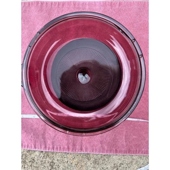 Corning Ware Visions CRANBERRY with Teflon Bottom (4 piece set)
